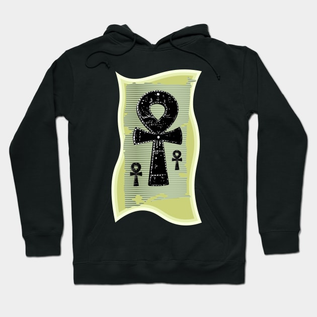 Ankh Symbol Hoodie by Dojaja